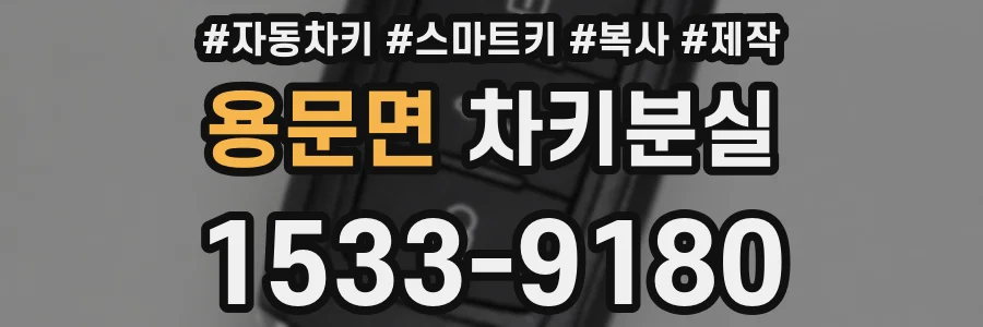 용문면 차키분실