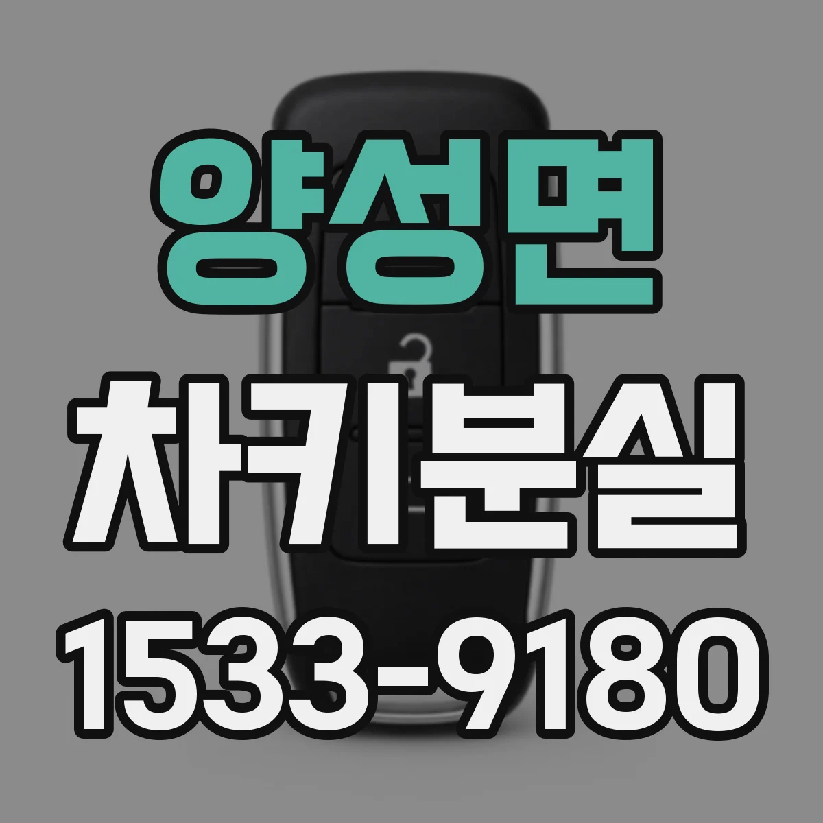 양성면 차키분실