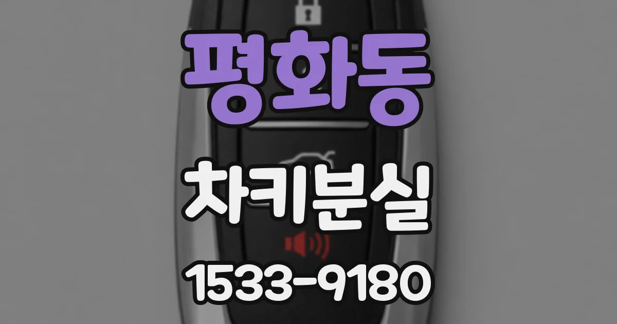 평화동 차키분실