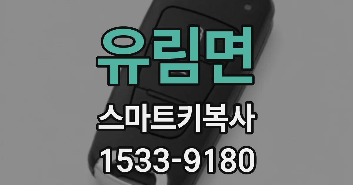 유림면 스마트키복사