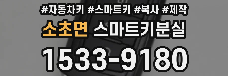 소초면 스마트키분실