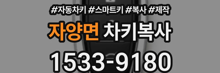 자양면 차키복사