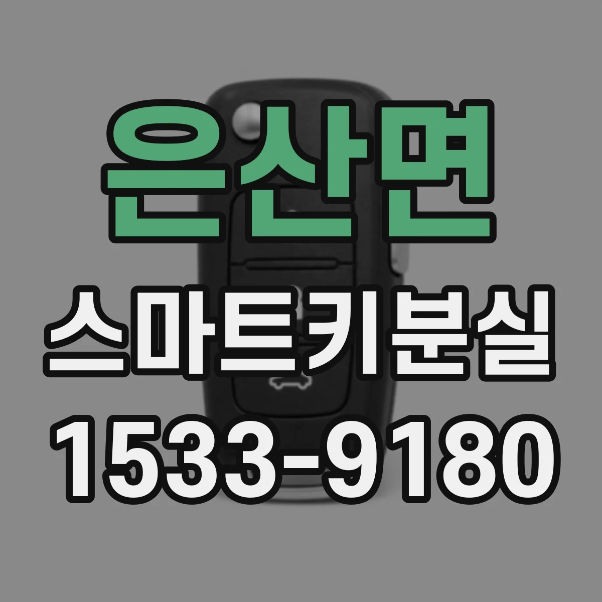 은산면 스마트키분실