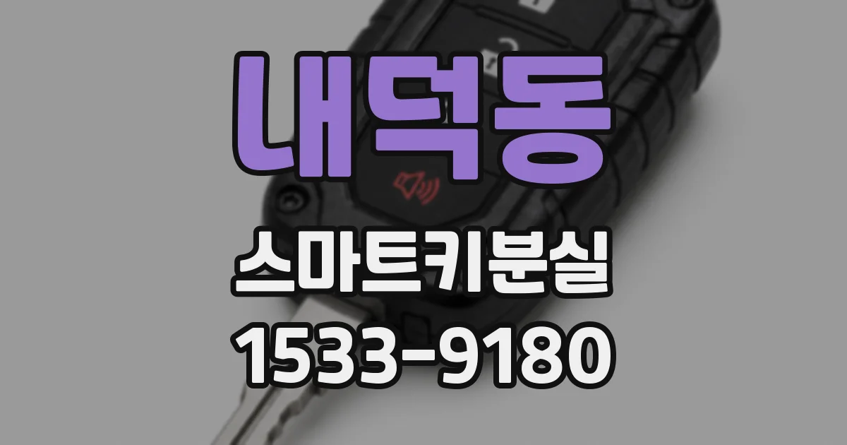 내덕동 스마트키분실