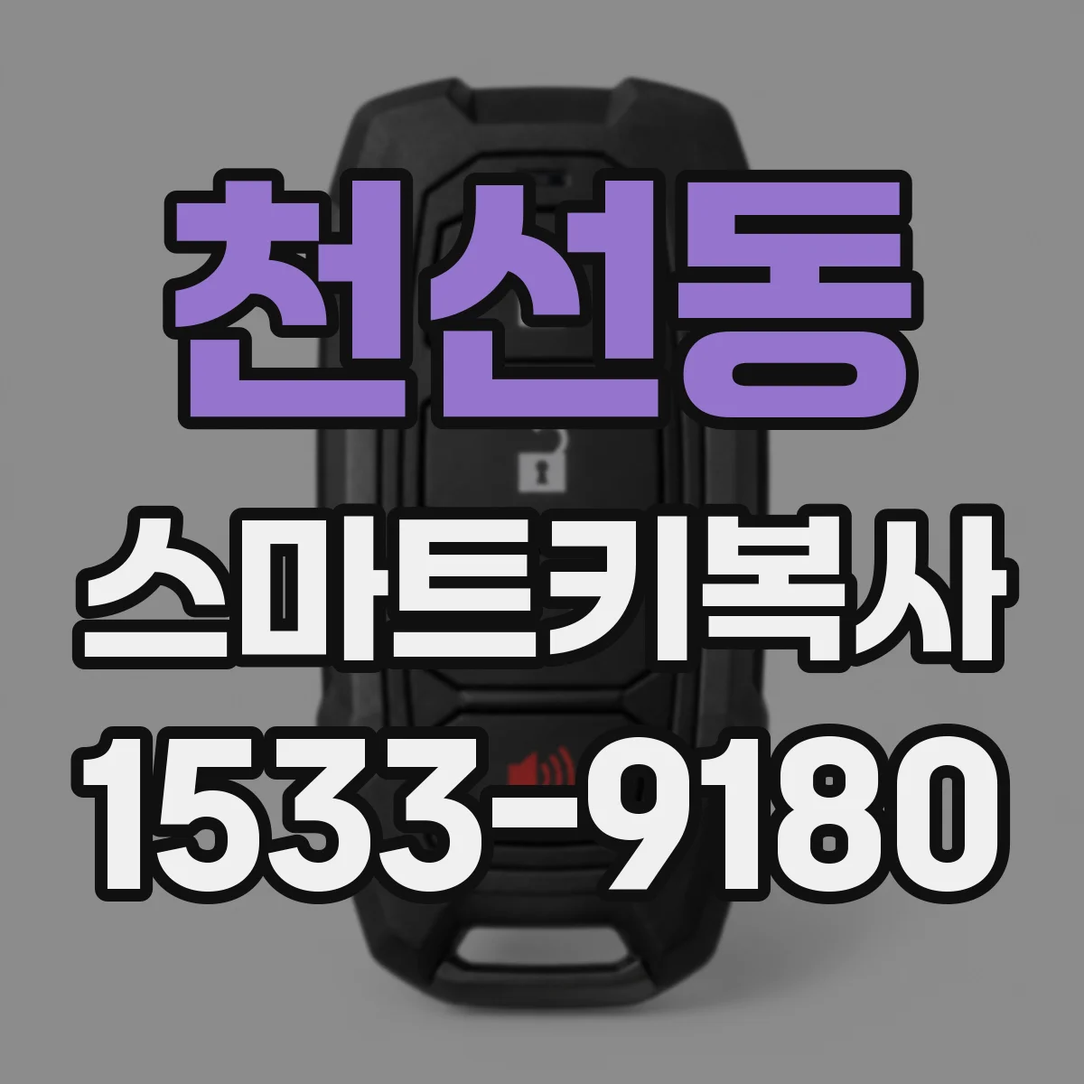 천선동 스마트키복사