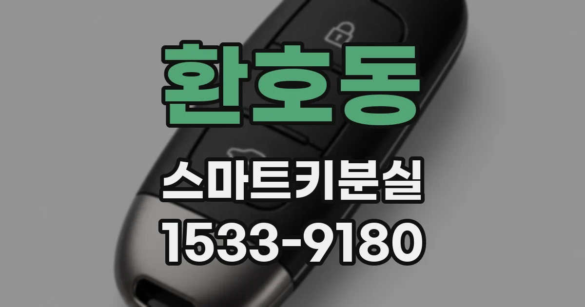 환호동 스마트키분실