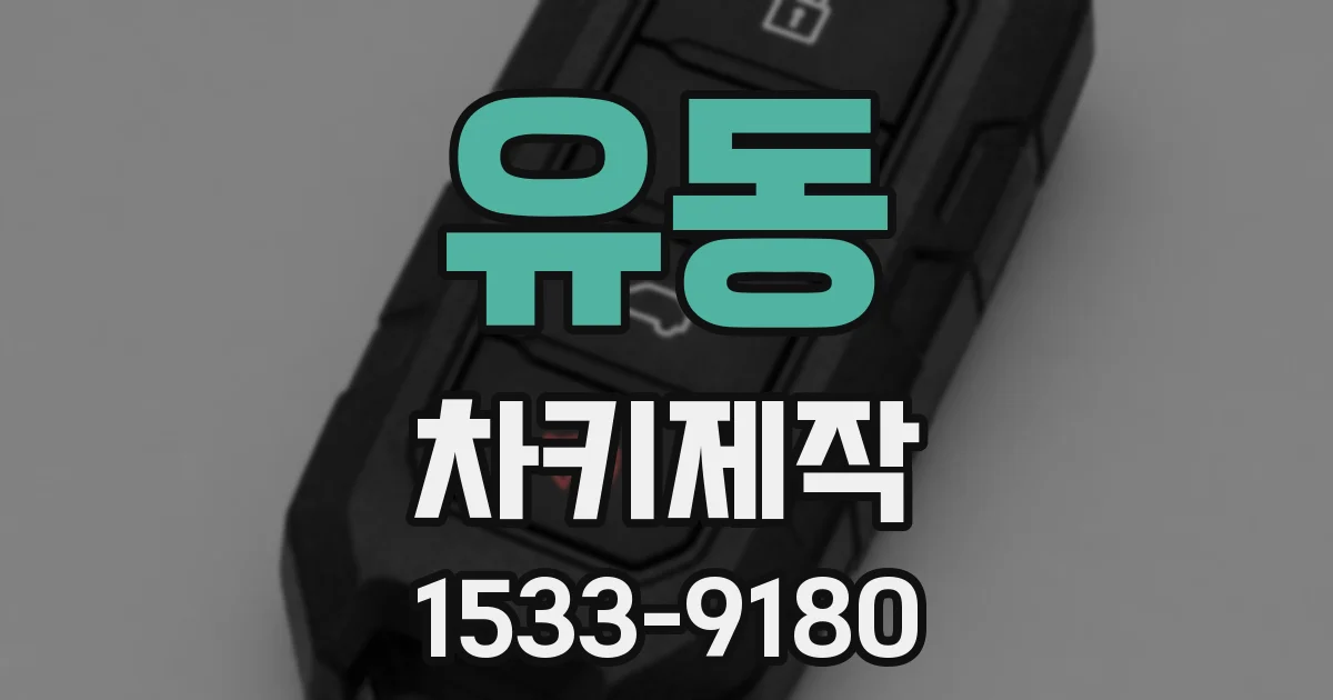 유동 차키제작