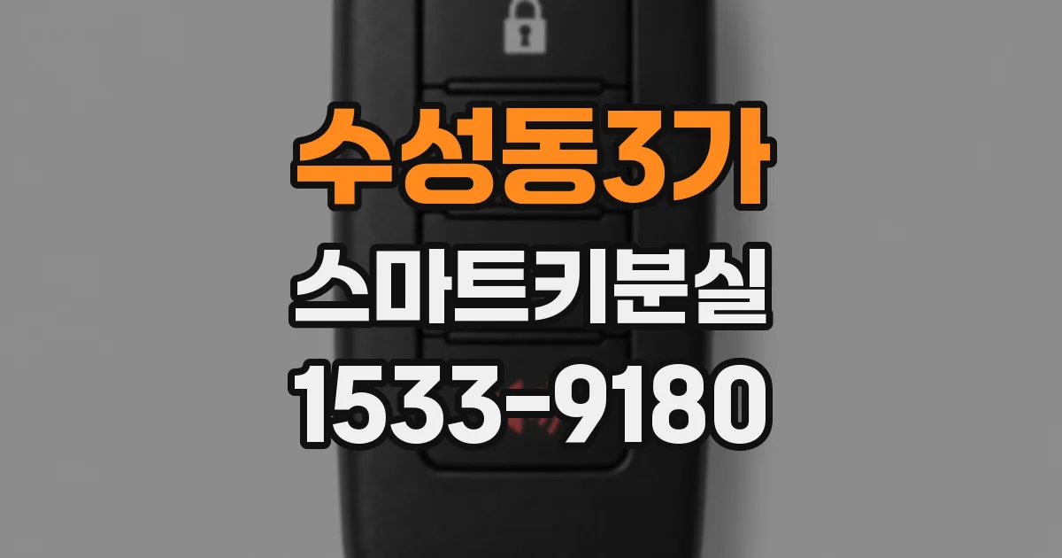 수성동3가 스마트키분실