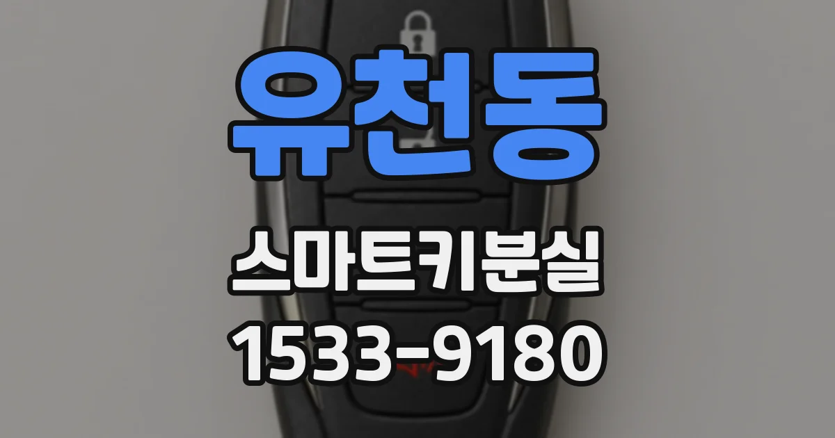 유천동 스마트키분실