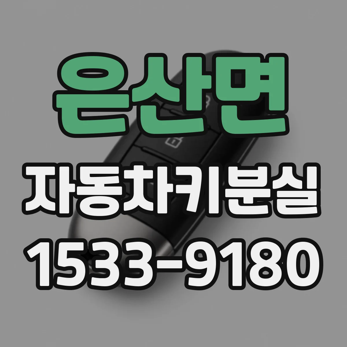 은산면 자동차키분실