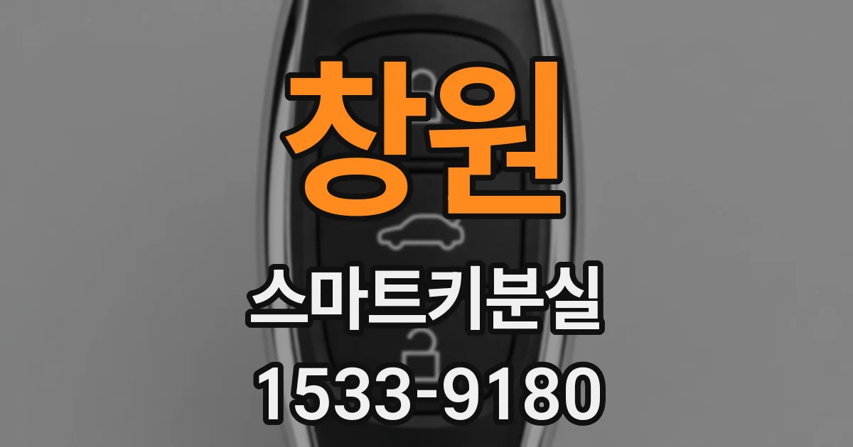 창원 스마트키분실