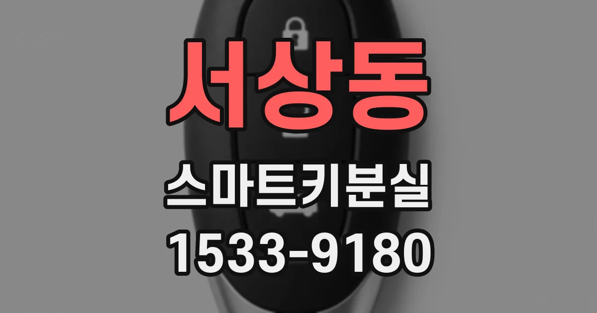 서상동 스마트키분실