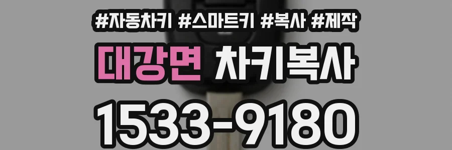 대강면 차키복사