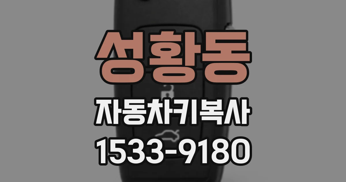 성황동 자동차키복사