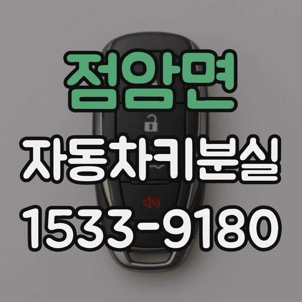 점암면 자동차키분실