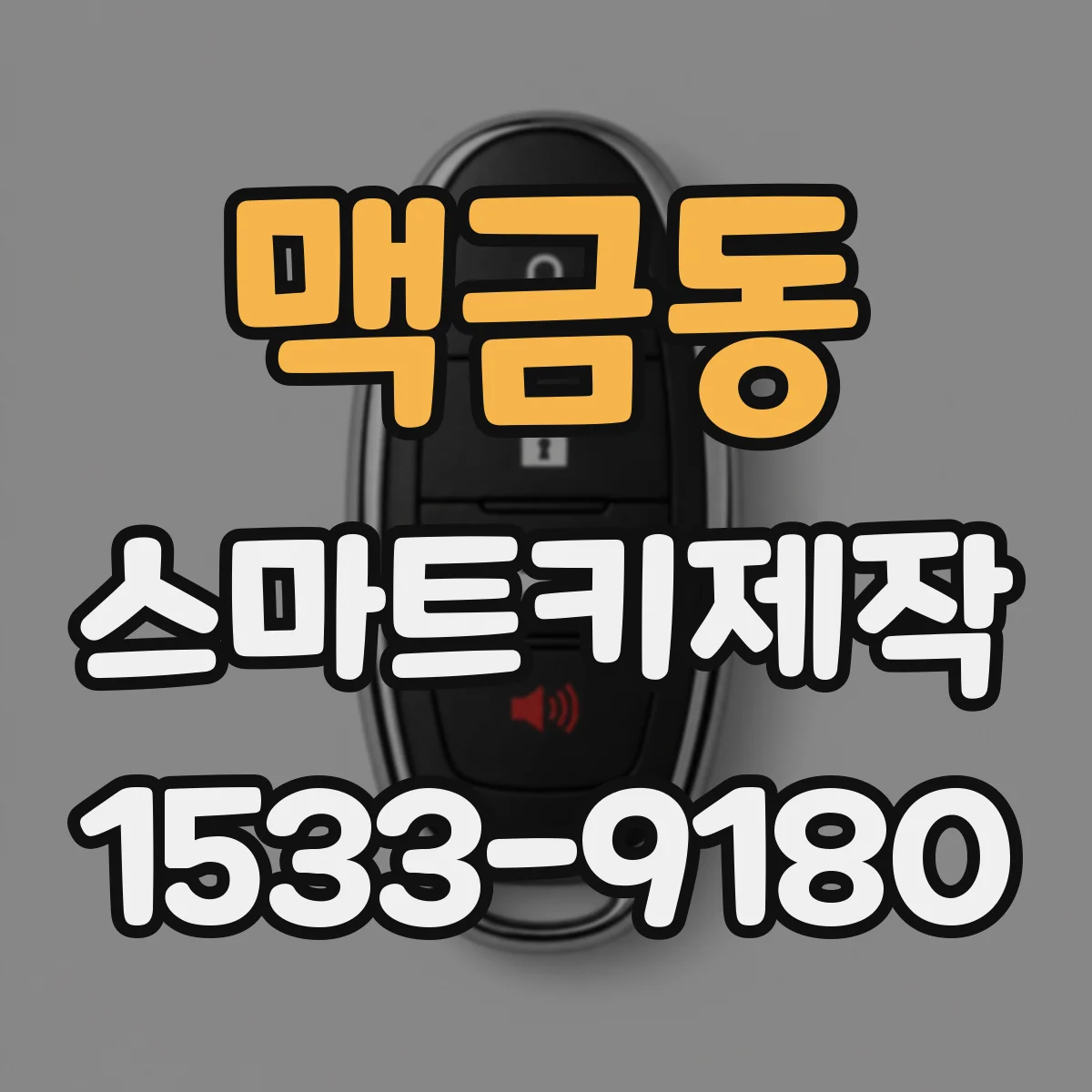 맥금동 스마트키제작