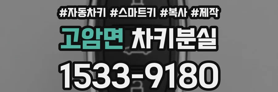고암면 차키분실
