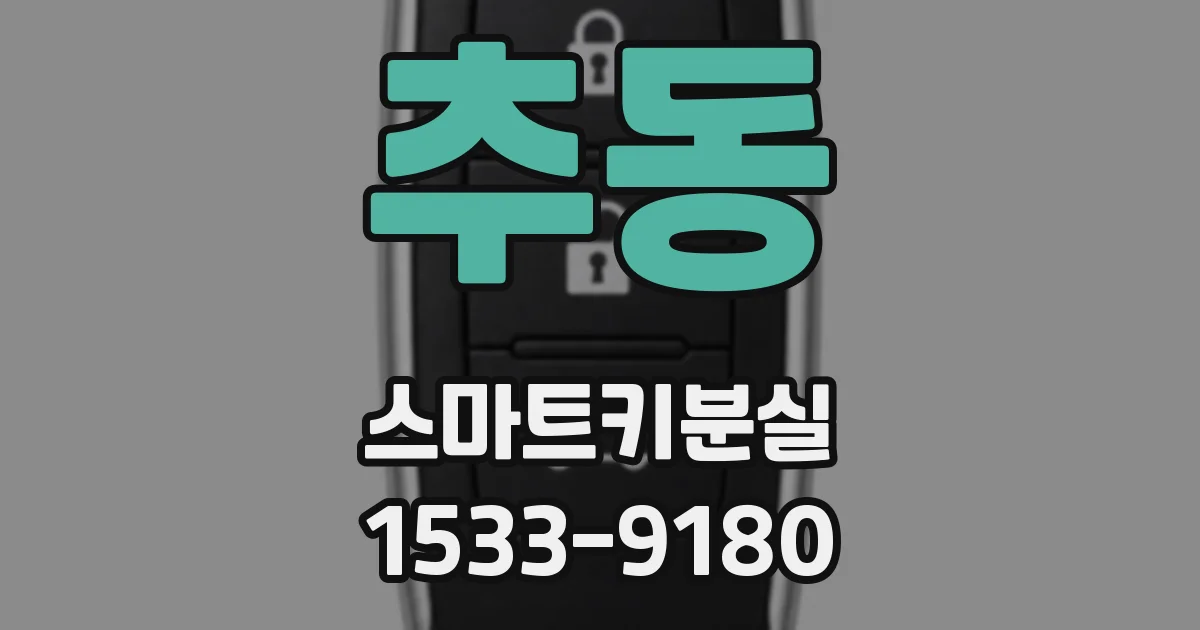 추동 스마트키분실