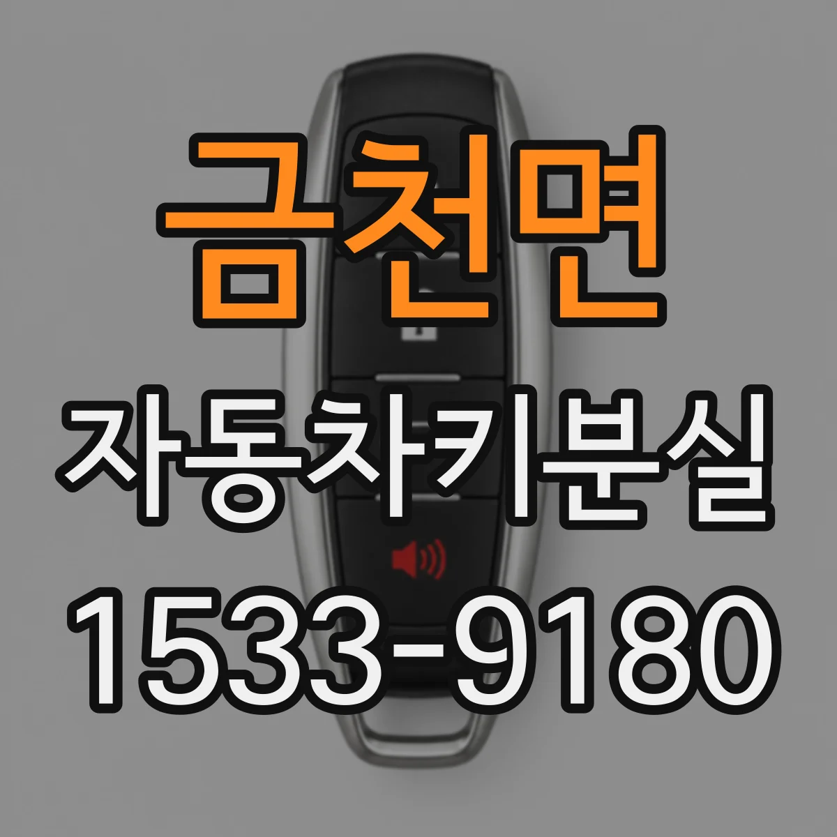 금천면 자동차키분실