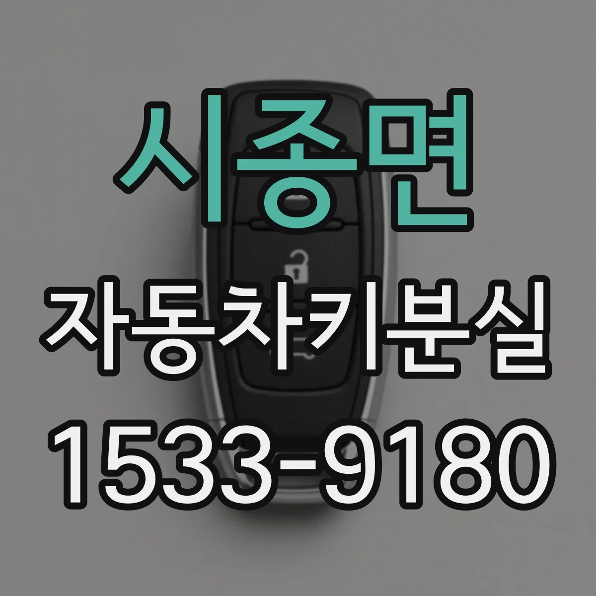시종면 자동차키분실