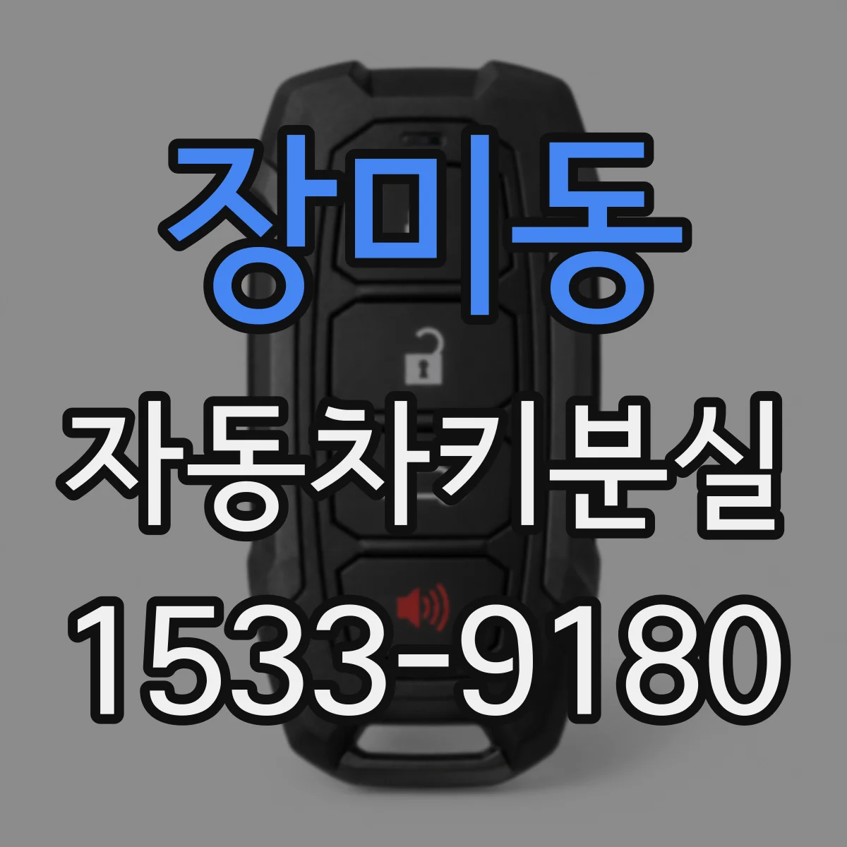 장미동 자동차키분실
