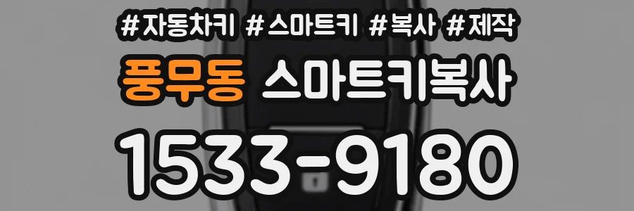 풍무동 스마트키복사