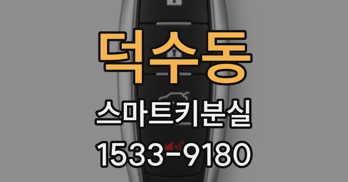 덕수동 스마트키분실
