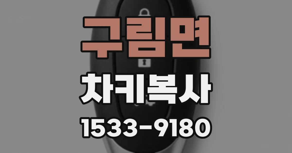 구림면 차키복사