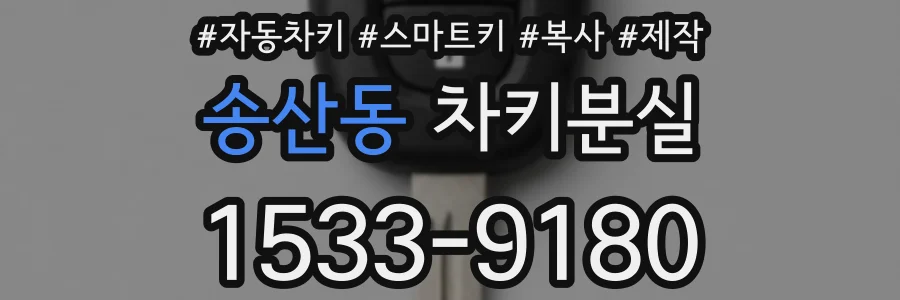 송산동 차키분실
