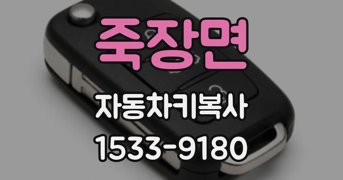 죽장면 자동차키복사
