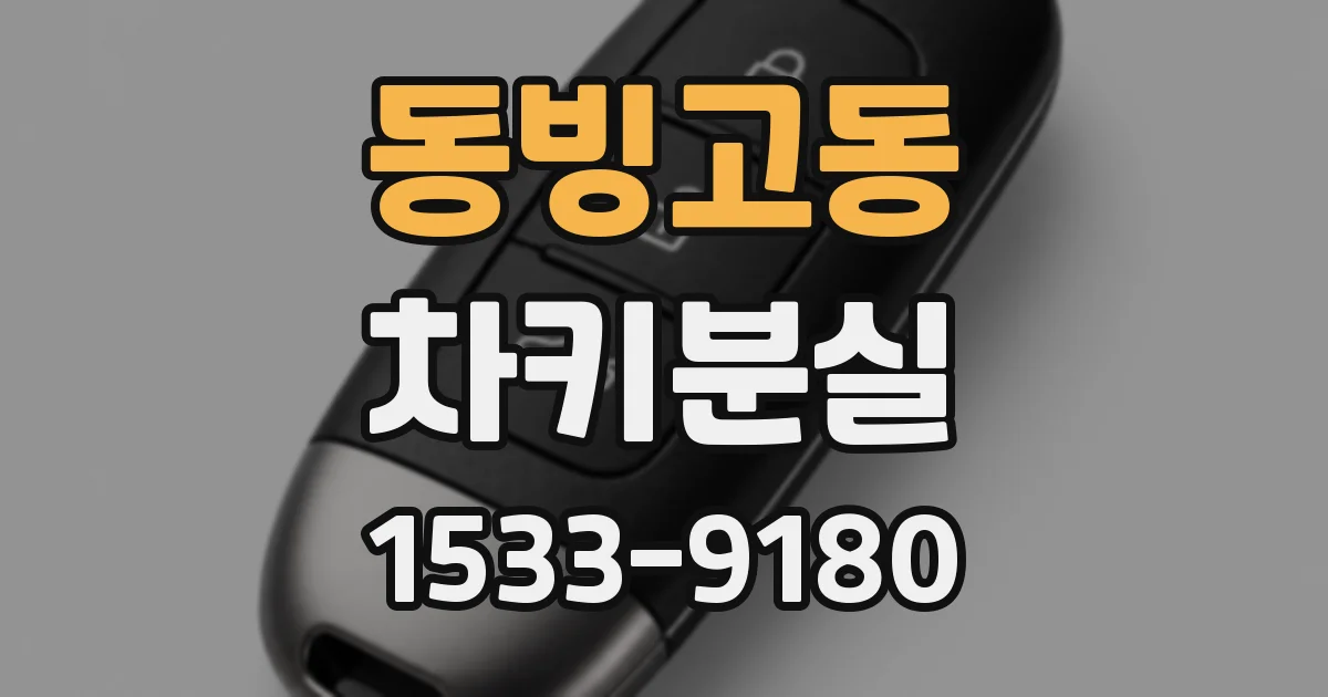동빙고동 차키분실
