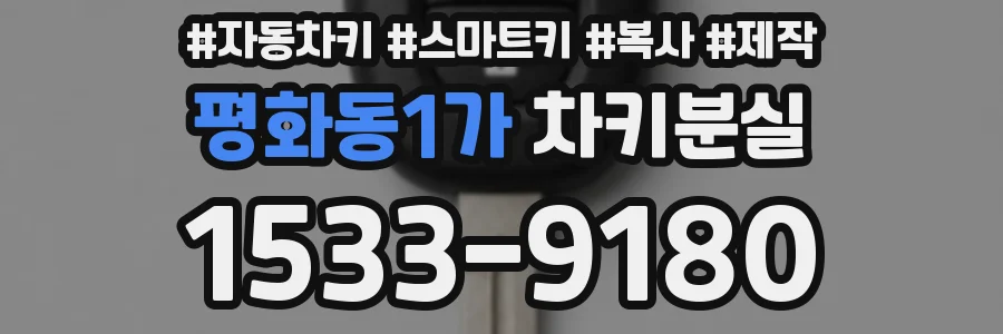 평화동1가 차키분실