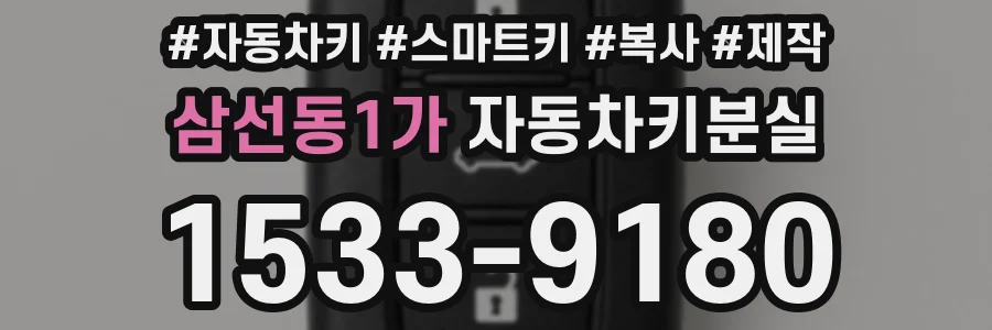 삼선동1가 자동차키분실