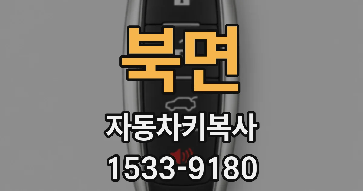 북면 자동차키복사