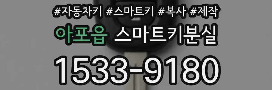 아포읍 스마트키분실