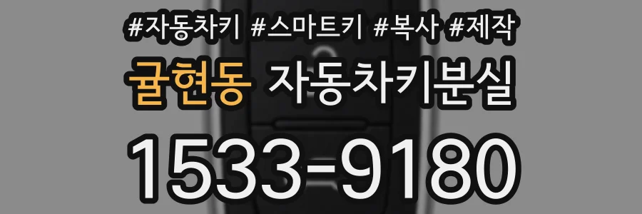 귤현동 자동차키분실