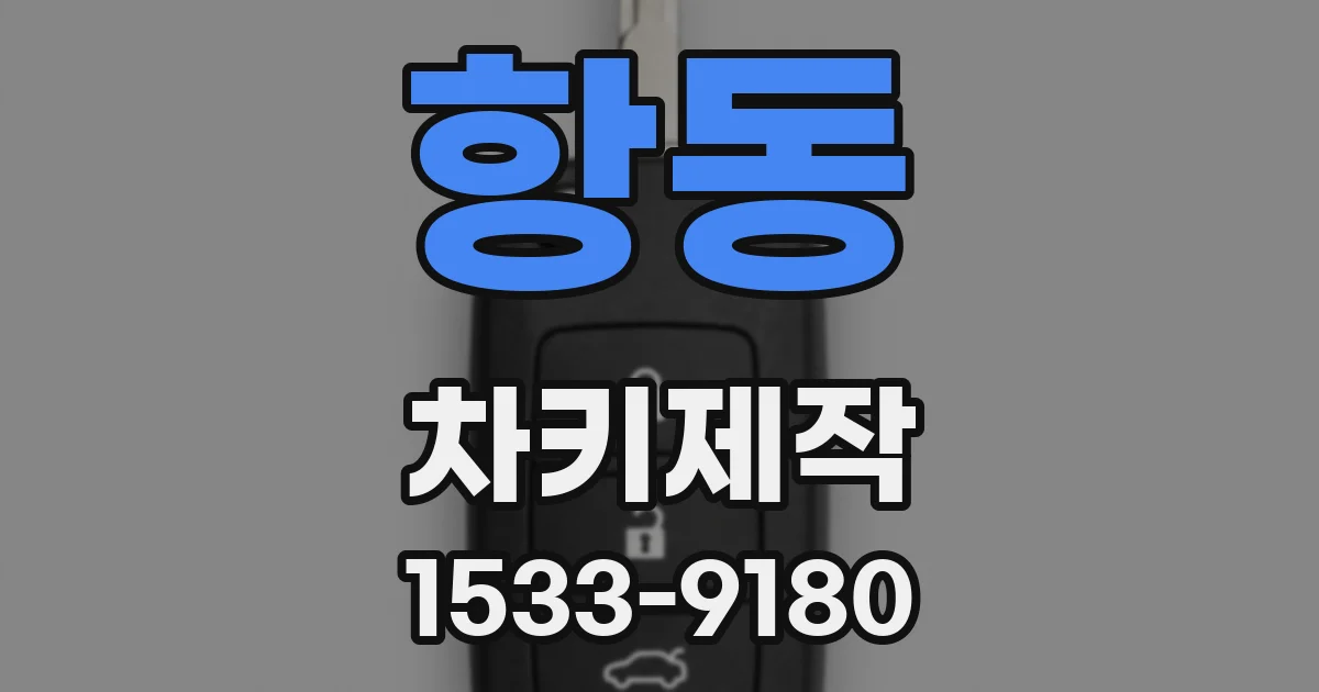 항동 차키제작