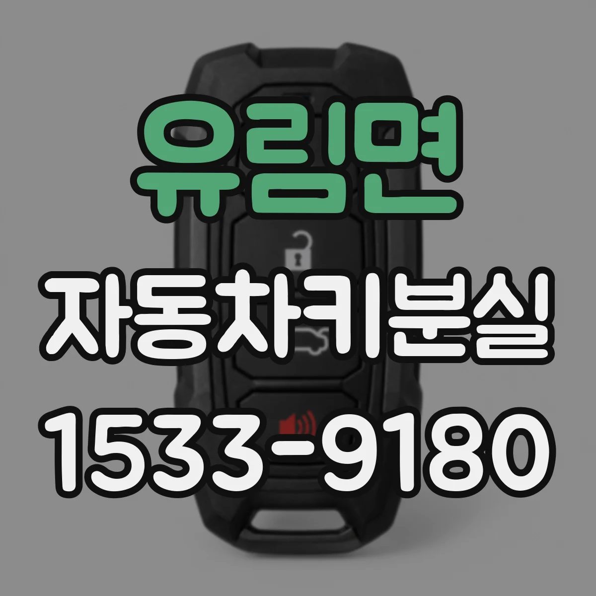 유림면 자동차키분실