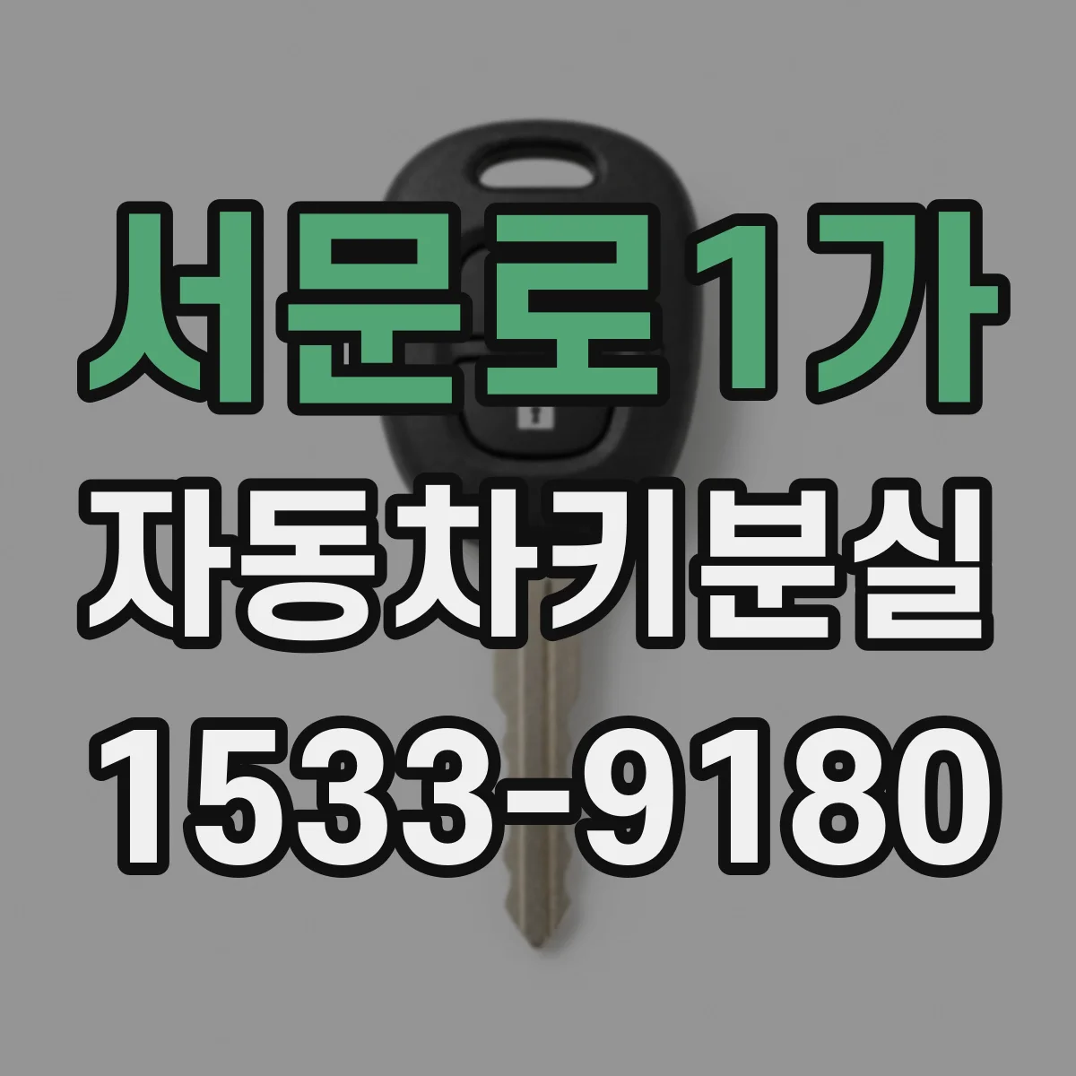 서문로1가 자동차키분실