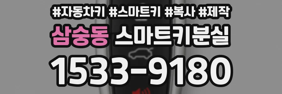 삼숭동 스마트키분실