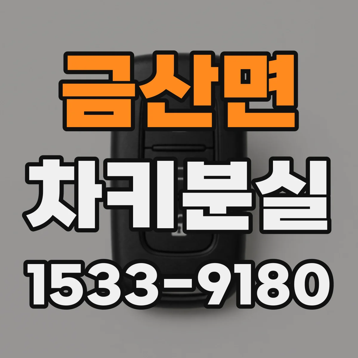 금산면 차키분실