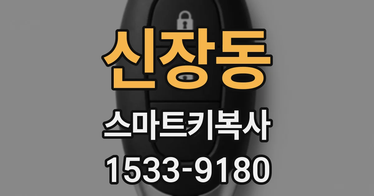 신장동 스마트키복사