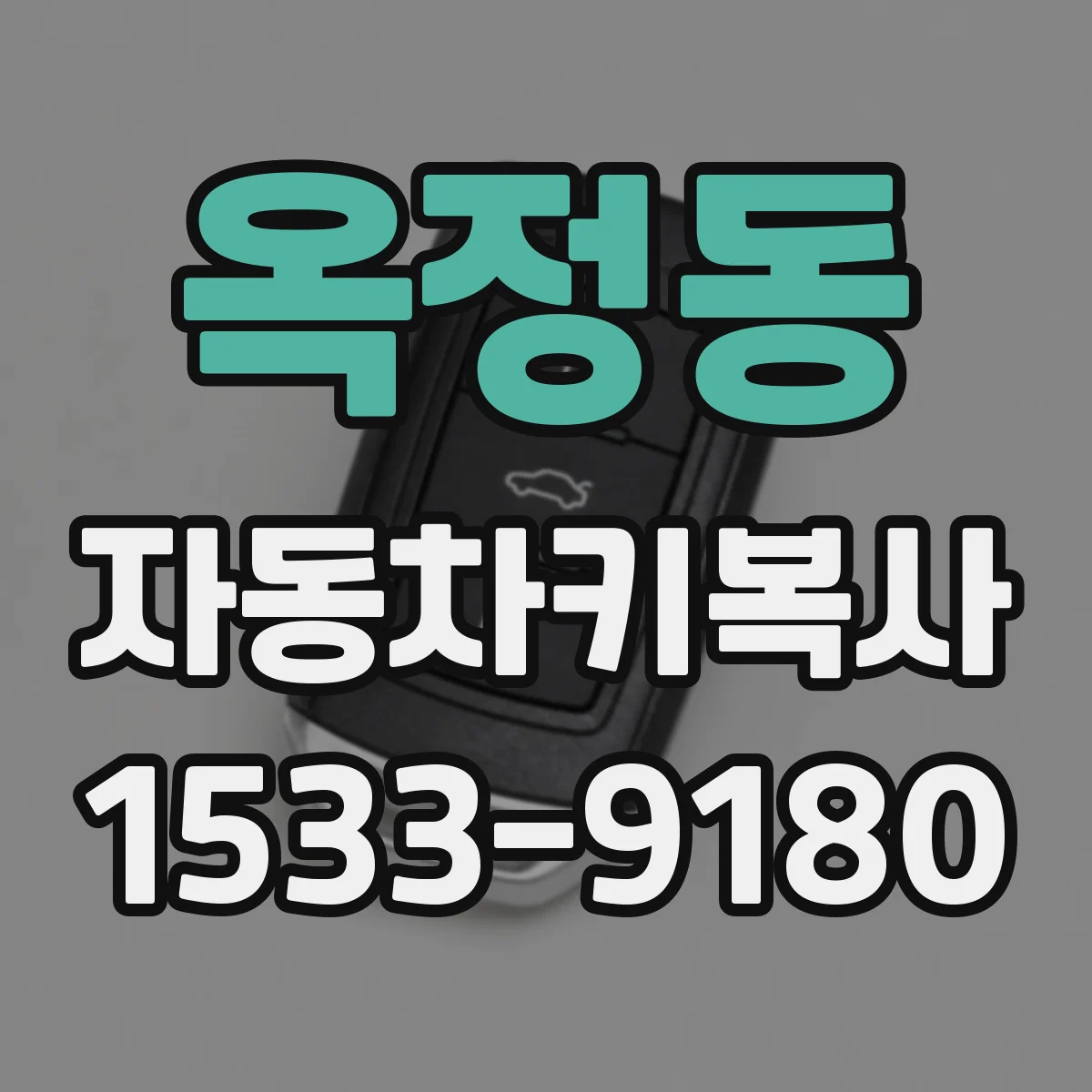 옥정동 자동차키복사