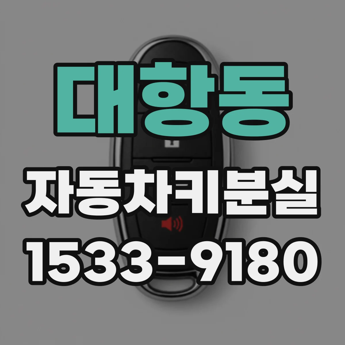 대항동 자동차키분실