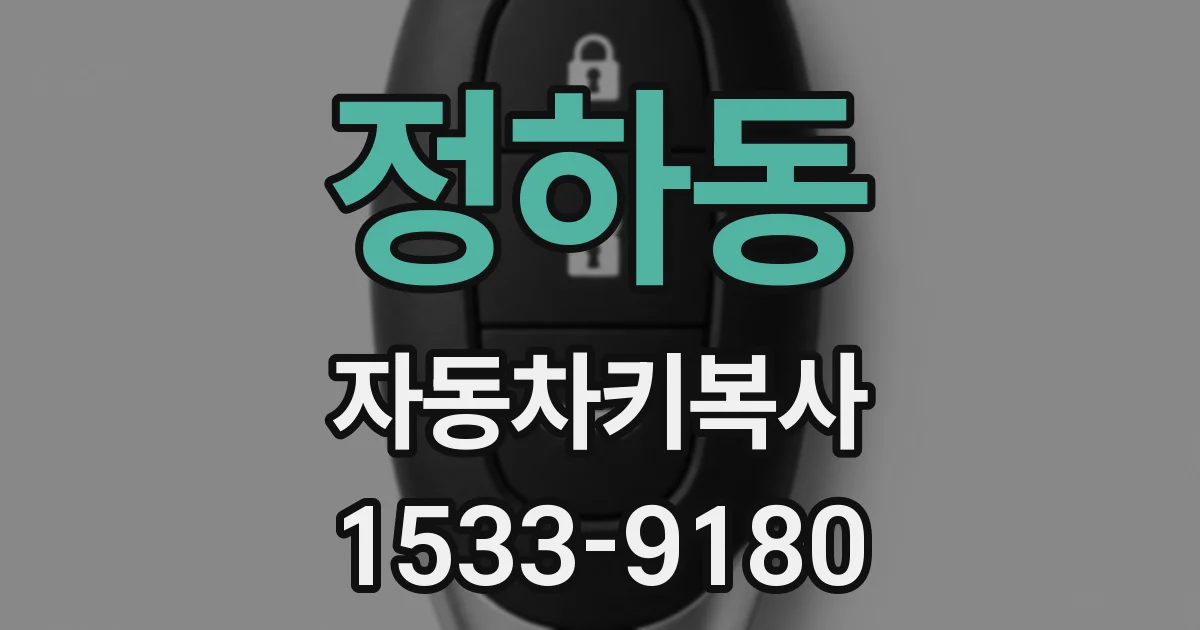정하동 자동차키복사