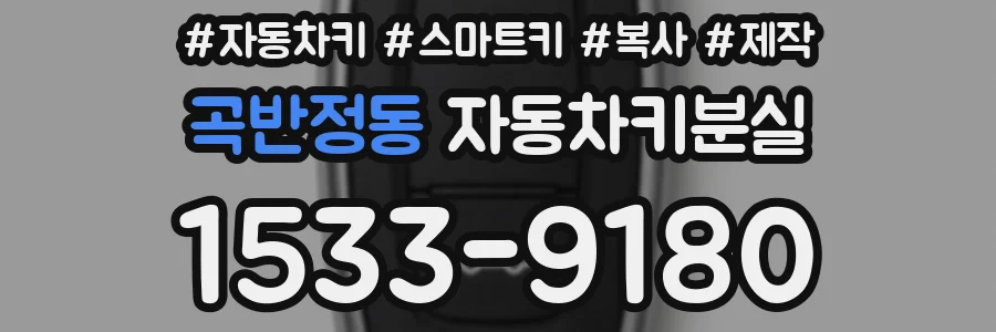 곡반정동 자동차키분실