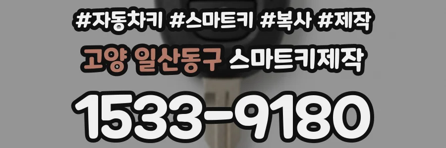 고양 일산동구 스마트키제작