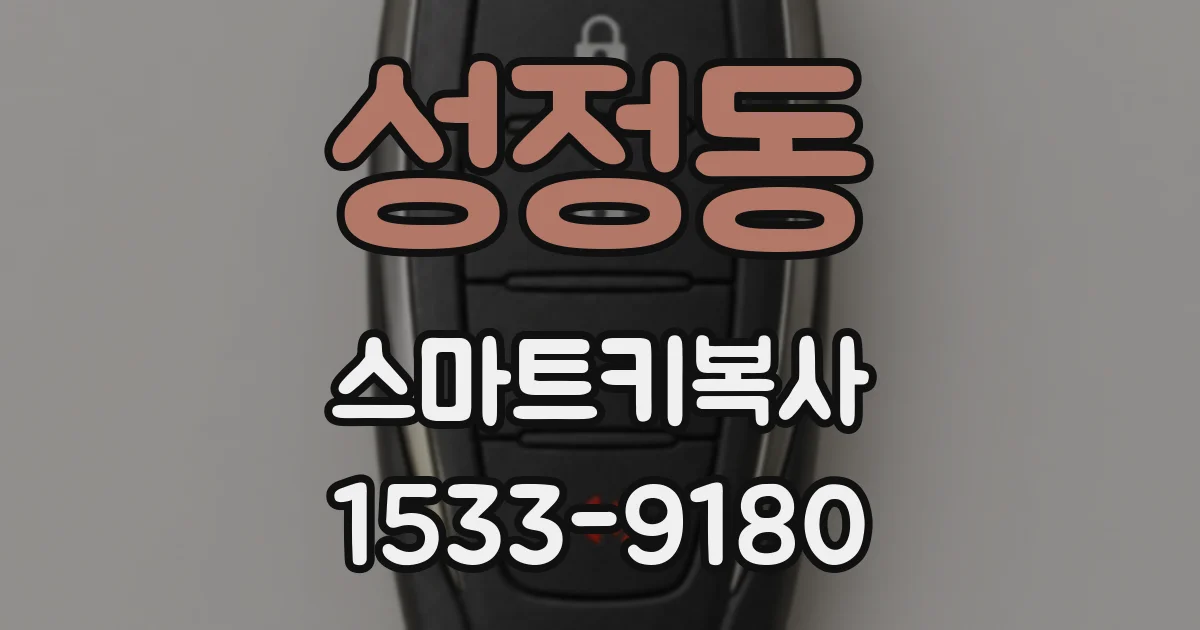 성정동 스마트키복사