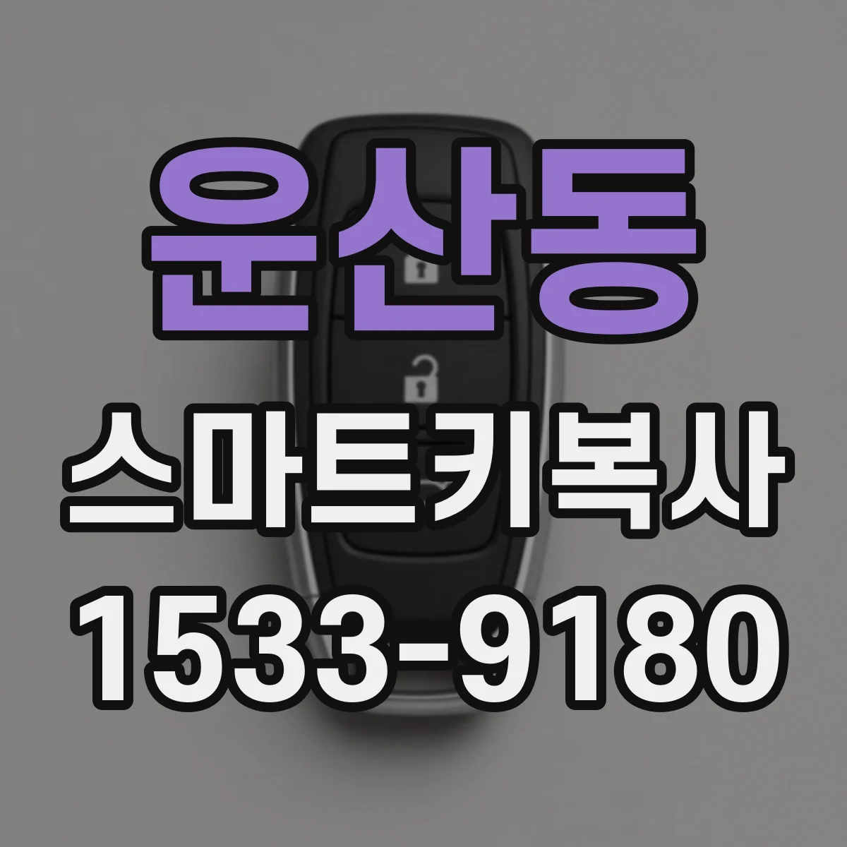 운산동 스마트키복사