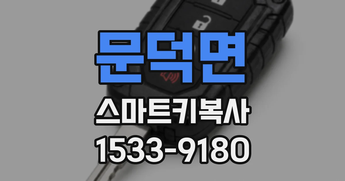 문덕면 스마트키복사